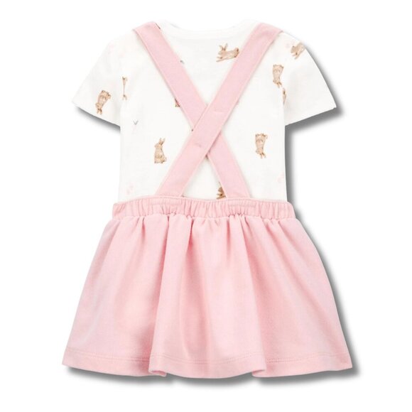 Carter's Child of Mine Baby Girl Bunny Dress‎ Set, 2-Piece - Size 6-9m - NWT - Picture 2 of 6
